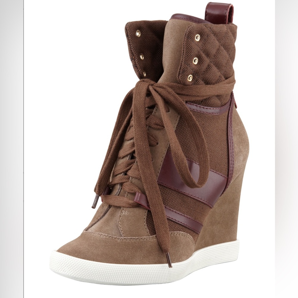 Chloe Kasia Wedge Sneakers Size 7/37